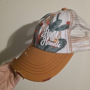 Shyanne Women's Hard To Handle Floral Print Mesh Cap